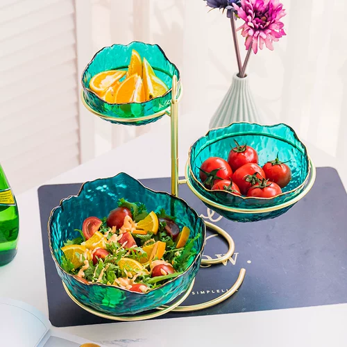 Японская креативная посуда, десертная стеклянная чаша для домашнего использования, комплект, популярно в интернете, легкий роскошный стиль