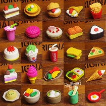 Daily single food eraser big Collection burger bread cake Coke ice cream simulation assembly food play stationery