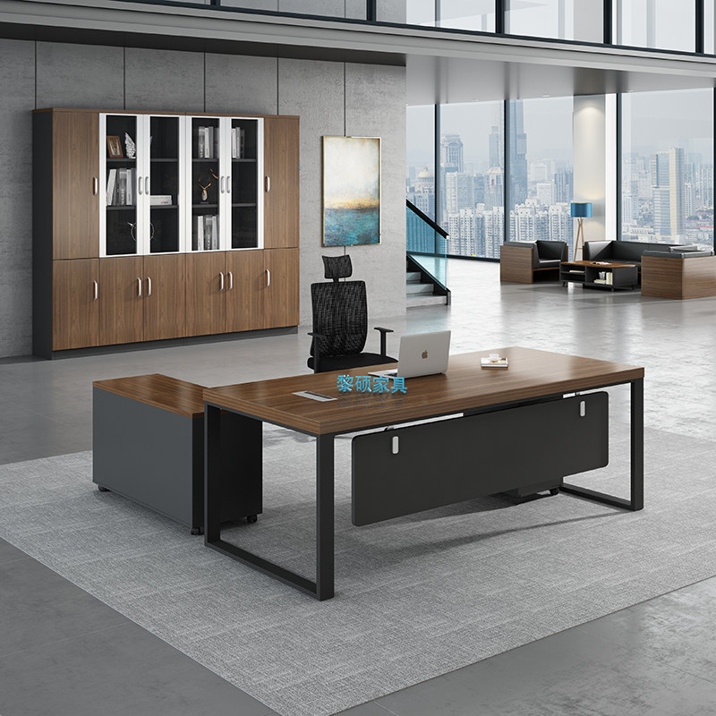 Executive desk boss desk president desk simple modern supervisor office desk general manager desk chair combination