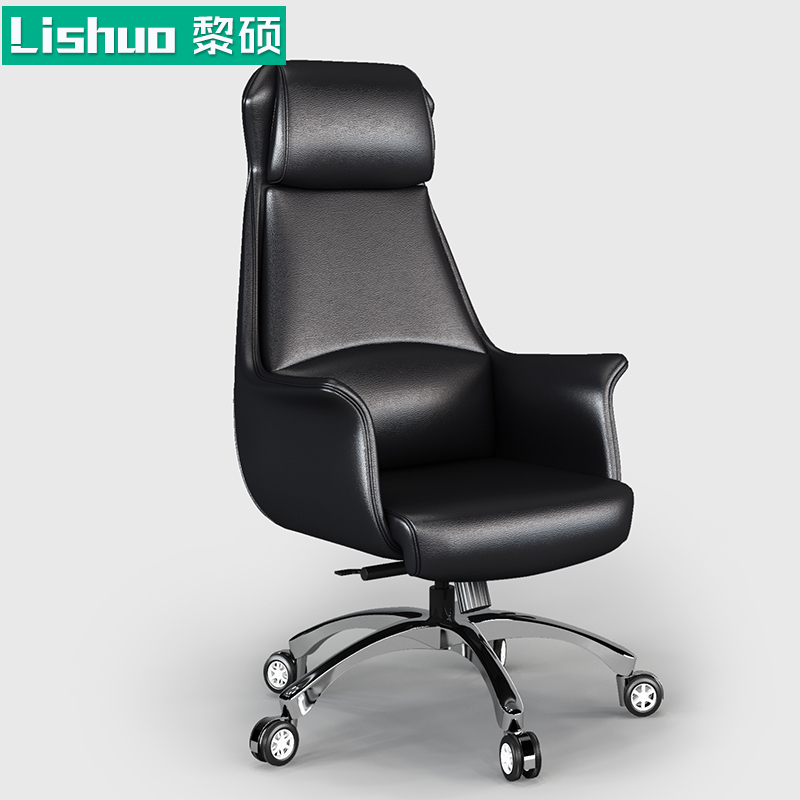 Li Shuo boss chair lift swivel chair office chair reclining computer chair home study seat wear-resistant comfortable executive chair