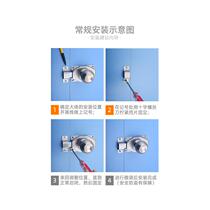 Stainless steel door bolt door buckle Bolt ball anti-theft door lock safety lock buckle New thick door buckle