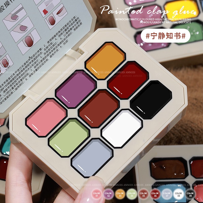 Spring and Summer New Solid Nail Polish Gel 2026 New High-Saturation Color Painting Gradient Blush Manicure