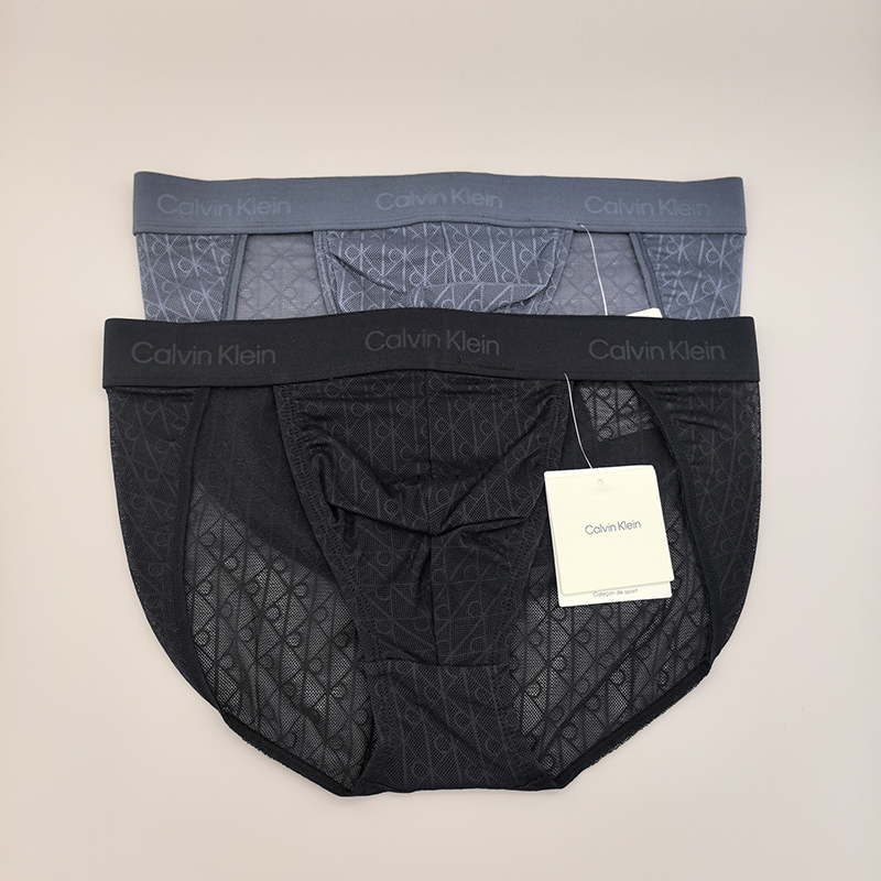 Authentic Ck Underwear Special Limited Edition Men's Lace Sexy Pure Desire Style Hollow Boxer Briefs Nb4430