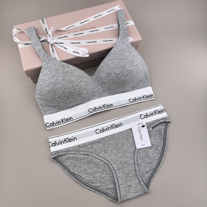 Ck Intimates Calvin Klein New Style Wire-Free U-Shaped Push-Up Cotton Women's Sexy Bra Qf7900