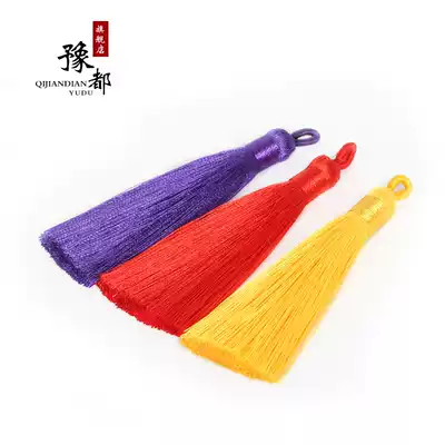 Yudu tassel spikes Chinese Knot Tassel diy hanging ears silk Ice Silk pendant bookmarks handlebar ornaments ancient style