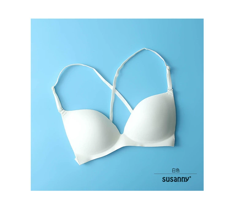 Làm mới mùa hè chất lượng tam giác cup không vành đồ lót thu thập bikini áo ngực mỏng