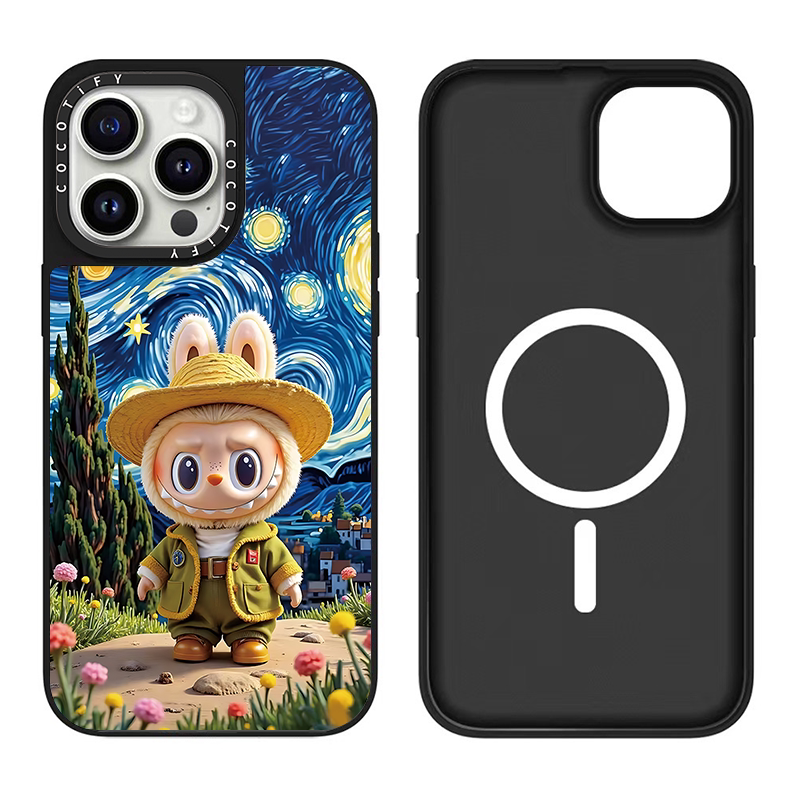 Cartoon Bunny “Starry Night” 24 iPhone Case