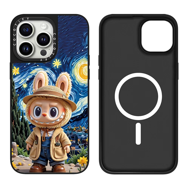 Cartoon Bunny “Starry Night” 24 iPhone Case