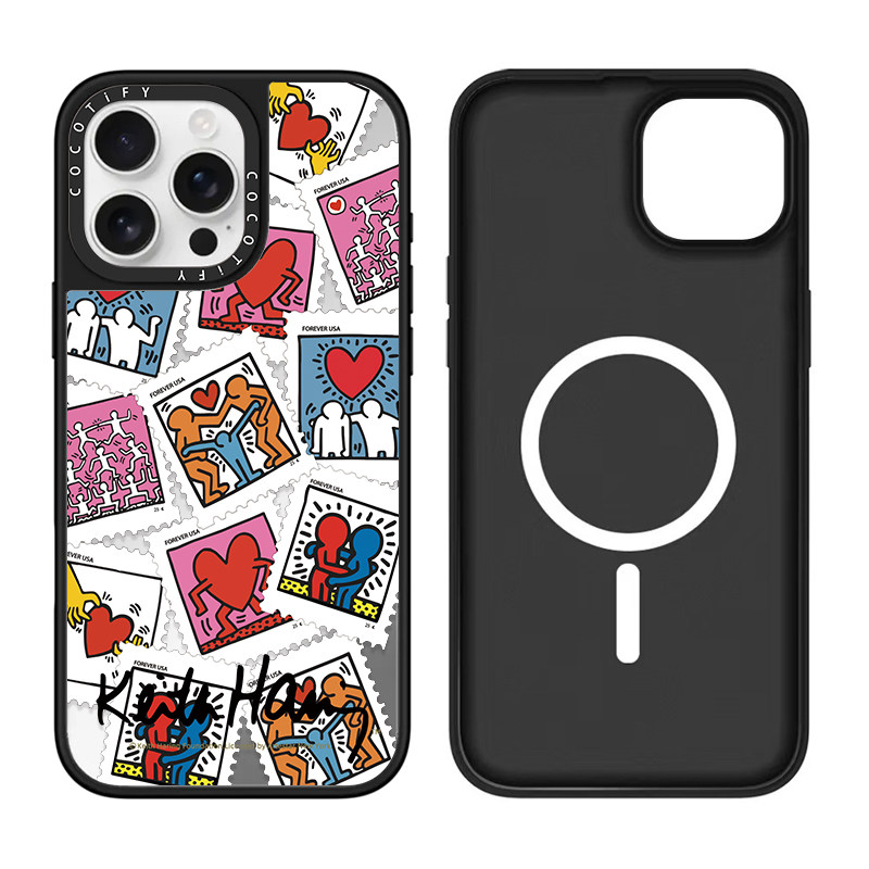 Keith Haring “Radiant Baby” – Iconic Street Art Design 16 iPhone Case