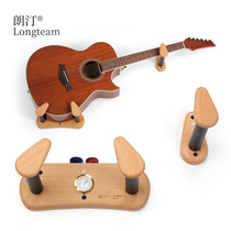 Lang Ting Creative Split Guitar Hanger Ukulele Classique Folk Guitare Électrique Hanger Diagonale Suspendu Violon Stand