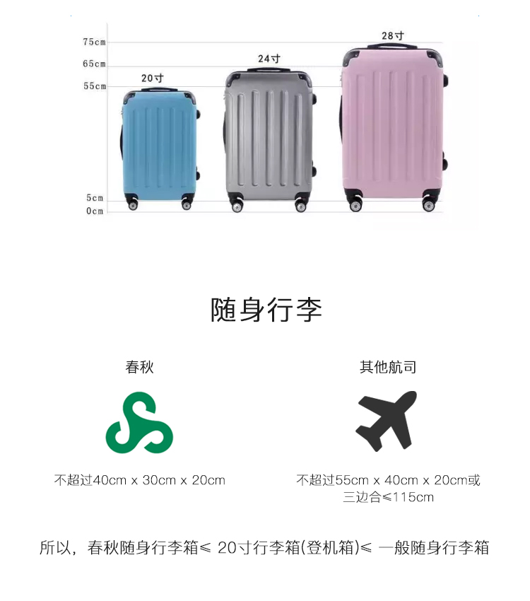 网易严选 拉链斜纹密码拉杆箱 德国进口PC 26寸 9色可选 图24