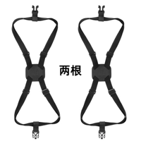 Черный эластичный ремень [два корня]