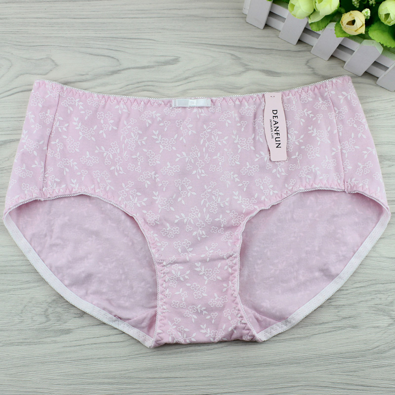 Bướm Anfen đồ lót womens chính hãng thấp eo tinh khiết bông nghiền flowersexy dễ thương phụ nữ thở phẳng nhỏ sừng đồ lót.