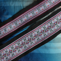 Water vortex machine embroidery spiral stripes complete lace - side Miao Yi lace clothing accessories