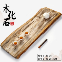 (Solitary) Stone room said wood fossil tea tray natural large number stone tea table office home minimalist tea sea tray