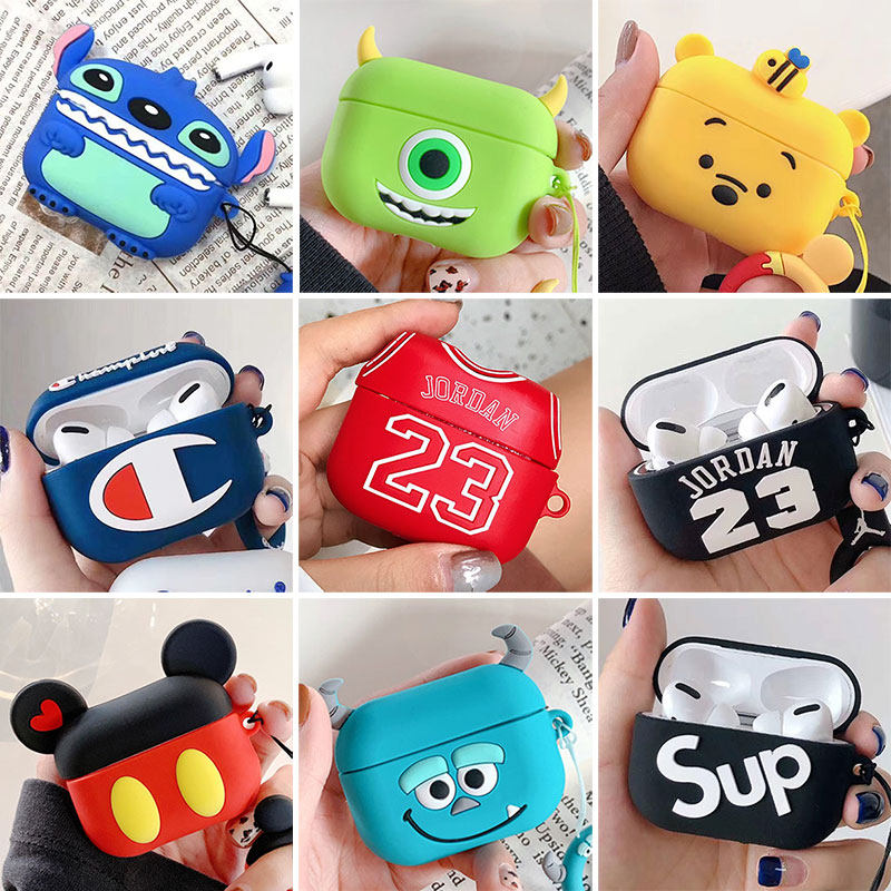 Three-dimensional tide brand cartoon dragon airpodspro protective sleeve airpods3 shell airpods2 generation 1 Apple bluetooth headset set ipod charging box pro creative three generations
