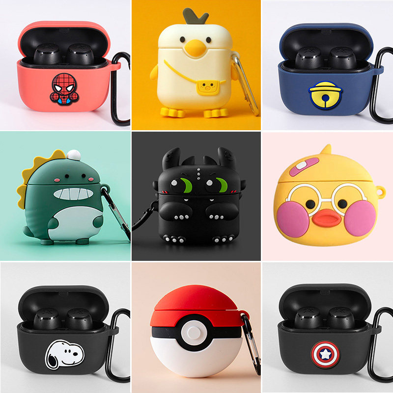 Edifier Shengmai x3 headphone case tws true wireless music bluetooth headphone protective case minibuds silicone soft shell edifier charging box mini buds heartless cartoon