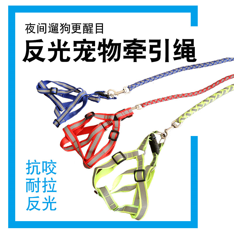 Dog Leash Dog Chain Walking Dog Rope Collar Cat Rope Small Dog Medium Dog Large Dog Teddy Pet Supplies