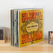 Vinyl Records Organizer 12 Old Records Storage Display Case Fully Transparent Acrylic Vinyl LP Collection Cabinet