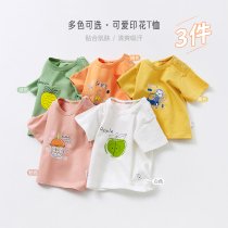 Baby T-Shirt Short Sleeve Summer Pure Cotton Baby Blouse Thin Child Young Boy Girl Half Sleeve Compassionate Child Summer Dress