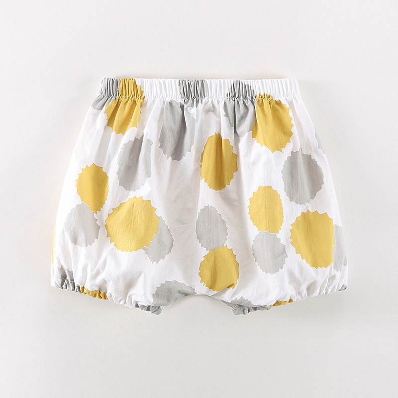Baby girl shorts summer thin cotton outer wear pumpkin bloomers baby PP pants children flower bud girls pants