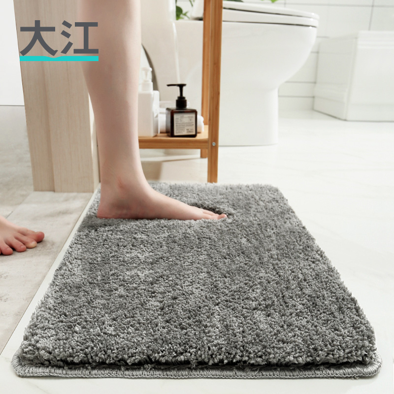 Oe toilet suction floor mat toilet door entrance foot pad bedroom carpet kitchen mat bathroom non-slip mat