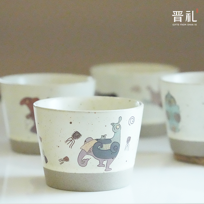 Jinli Shanxi Cultural and Creative Industries Best Friends Mopha Clay Friendship Cup Set Daily Use Ceramic Cup Blind Box Jinli Shanxi Cultural and Creative Industries Best Friends Mopha Clay Friendship Cup Set Daily Use Ceramic Cup Blind Box