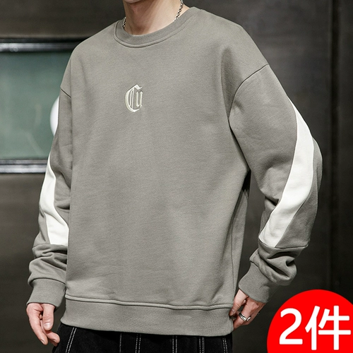 Демисезонная толстовка для отдыха, флисовый зимний лонгслив, футболка, оверсайз, большой размер