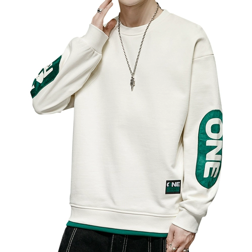 Демисезонная толстовка, флисовый зимний очень большой лонгслив для отдыха, оверсайз, большой размер, с рукавом