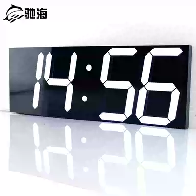Modern simple atmospheric wall clock living room personality creative fashion clock bedroom luminous digital led electronic clock