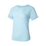 暴走的萝莉 Спортивная комфортная легкая и тонкая дышащая футболка для йоги для тренировок, короткий рукав, свободный крой, для бега