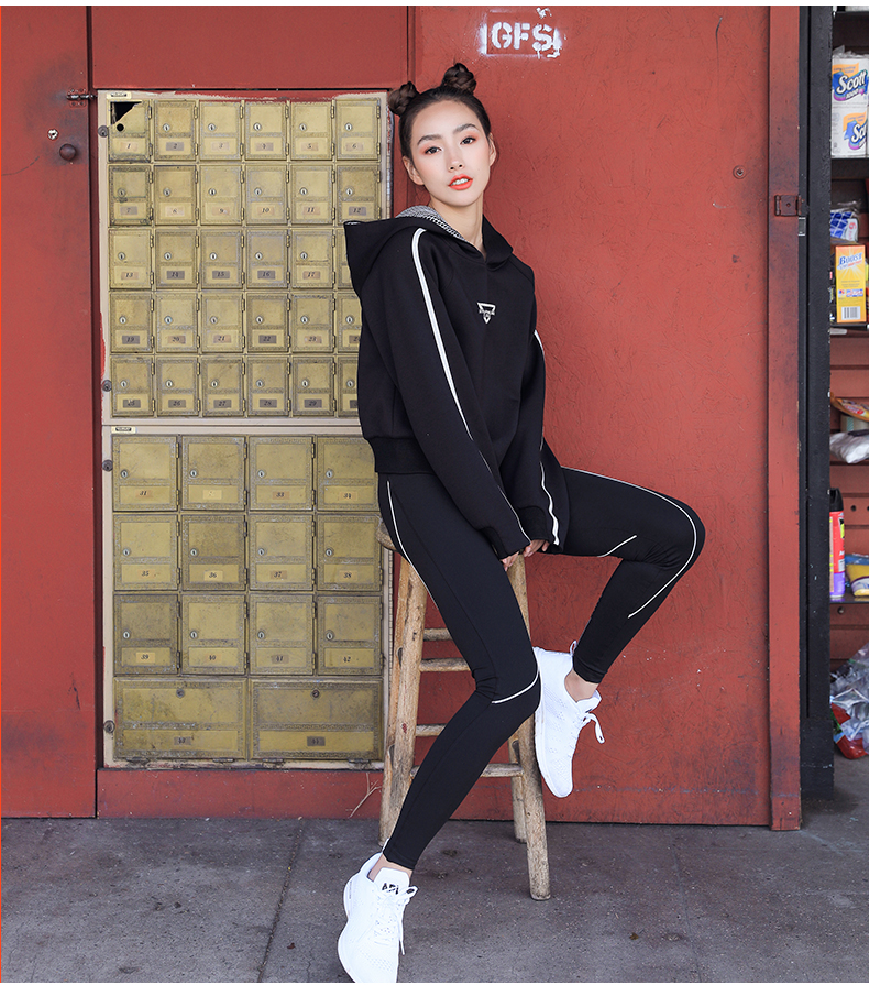 Runaway Loli mặc thể thao và giải trí áo len nữ mùa xuân và mùa thu áo thun mới trùm đầu tập thể dục áo sơ mi áo khoác nỉ nam cao cấp