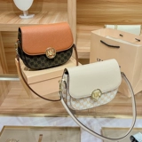 Летняя сумка для телефона, сумка на одно плечо, сумка подмышку, небольшая сумка, Гонконг, из натуральной кожи, изысканный стиль