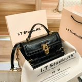 Портативная сумка через плечо, летняя сумка на одно плечо, небольшая сумка, Гонконг, из натуральной кожи