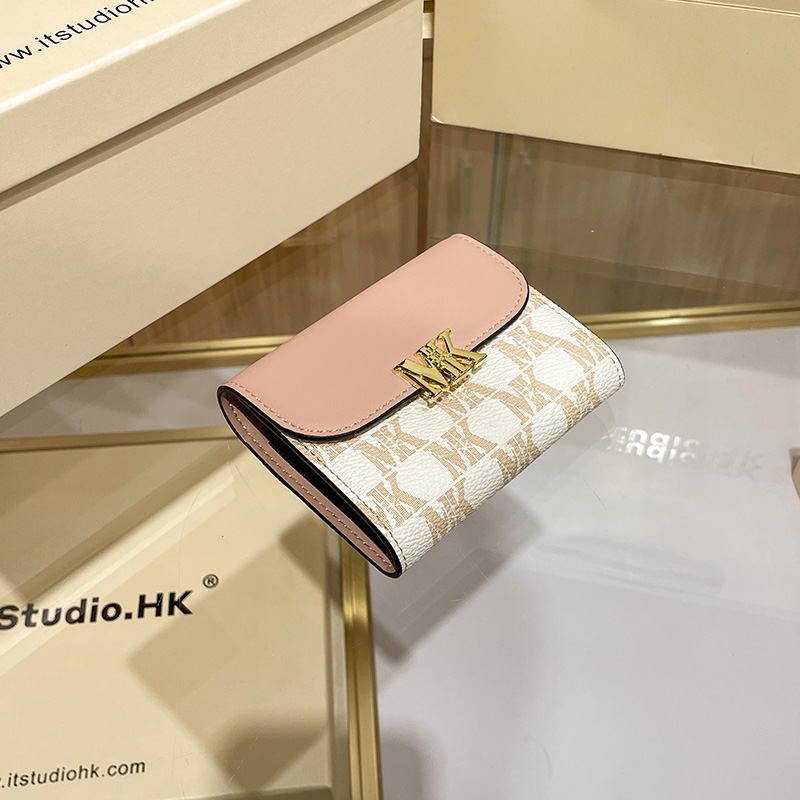 Hong Kong mk kbag women's bag 2022 new wave fashion summer genuine leather small crowdsourced fine and high-end thin wallet