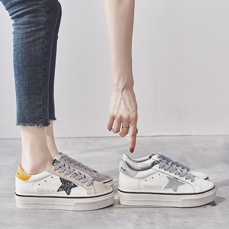 Small white shoes women's spring and autumn 2022 new all-match thick-soled platform shoes casual popular single-shoe inner heightening shoes