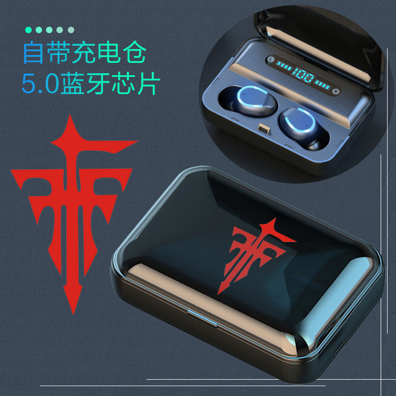 FFF group around heresy trial two-dimensional animation wireless bluetooth headset headset birthday gift students