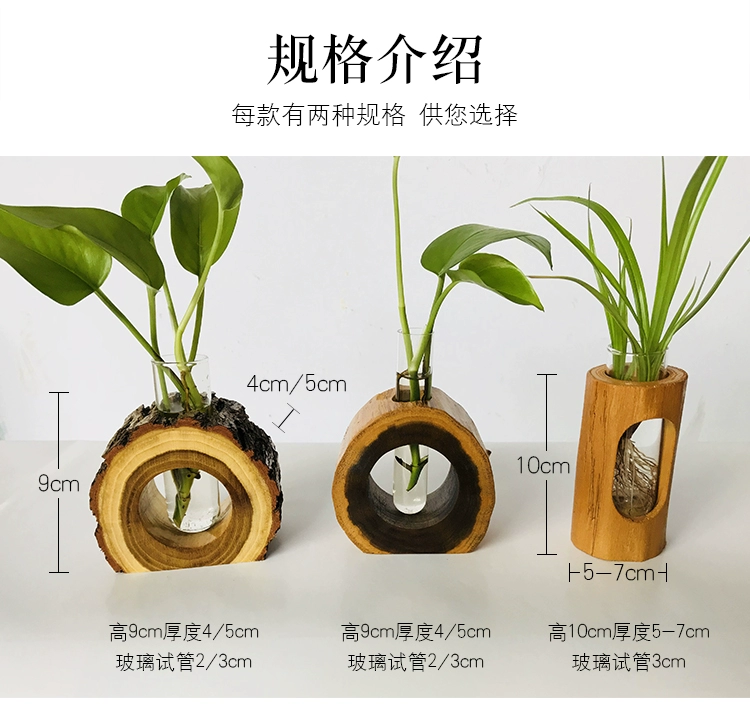 Hoa cắm hoa đơn giản hoa sáng tạo nước trồng hoa màu xanh lá cây chậu thủy tinh bình văn phòng - Vase / Bồn hoa & Kệ