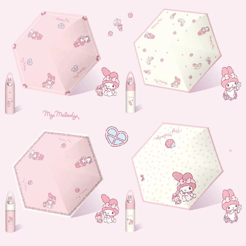 Sanrio, подлинная трехмерная кукла, высококачественный летний зонт, защита от солнца