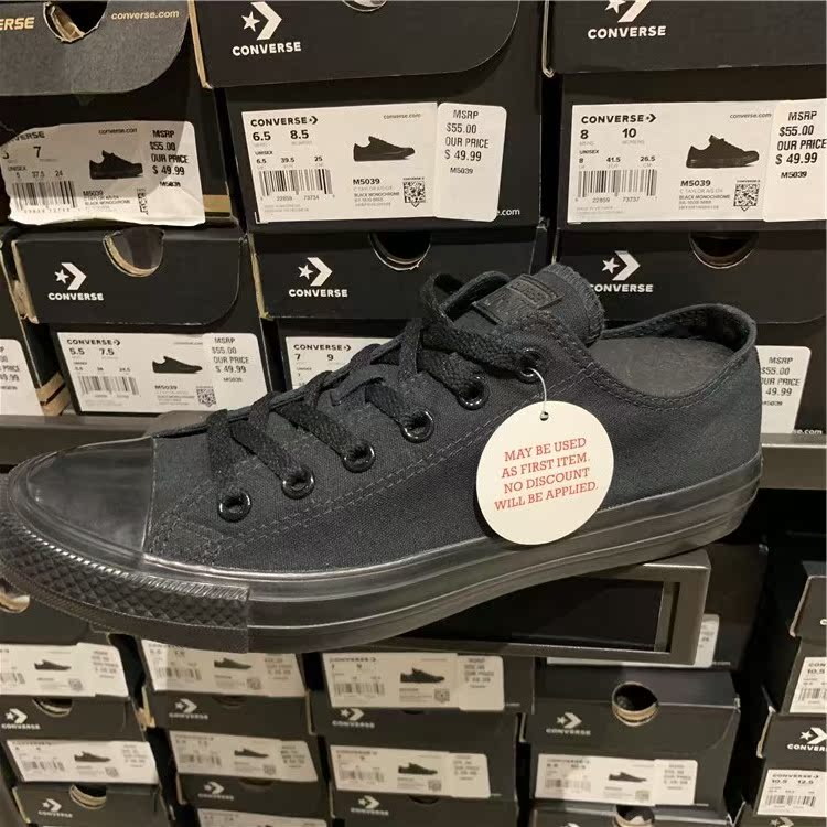 Hoa Kỳ mua giày vải cổ điển Converse / Converse để giúp đỡ - Plimsolls jordan dior cổ thấp