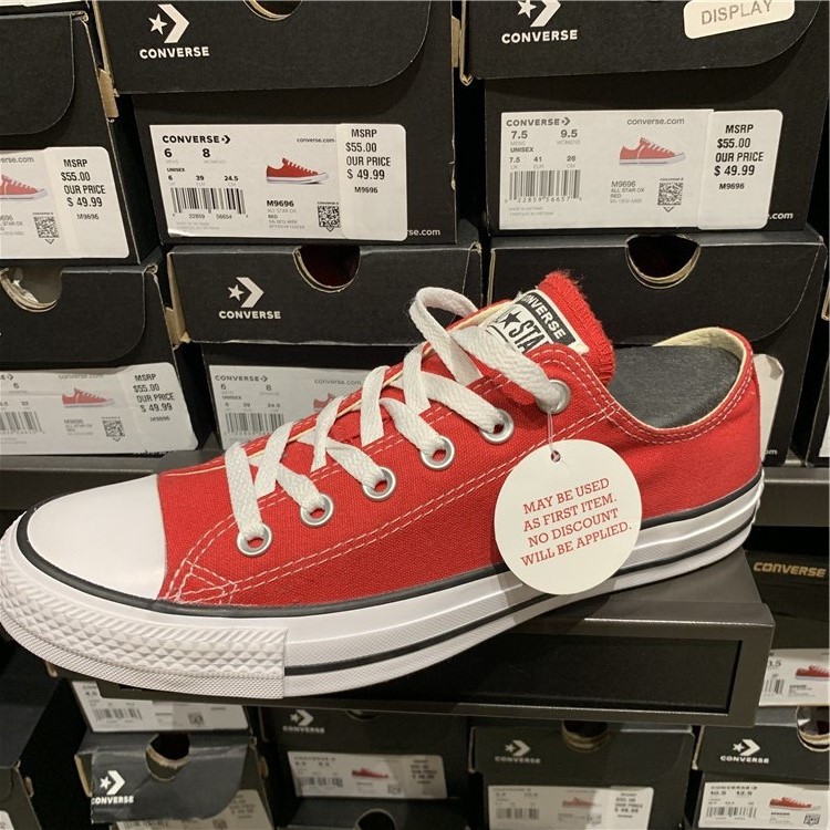 Hoa Kỳ mua giày vải cổ điển Converse / Converse để giúp đỡ - Plimsolls jordan dior cổ thấp