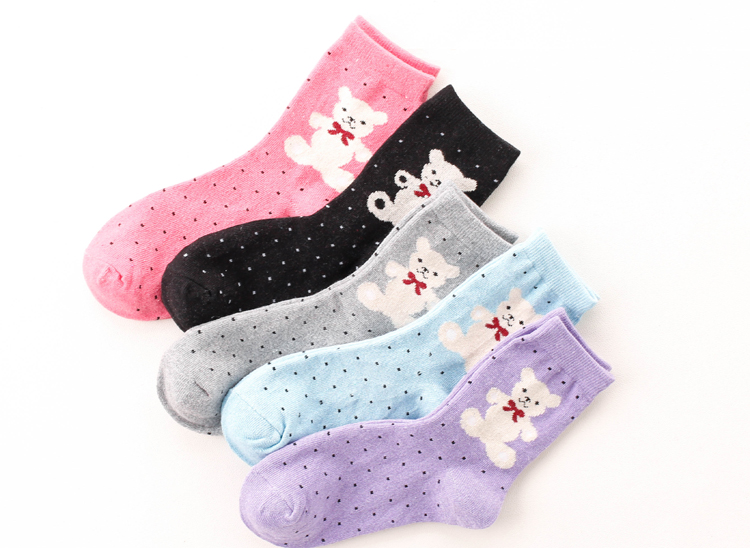 Vớ nữ vớ dày mùa đông ấm thỏ len vớ nam mùa thu và mùa đông mô vớ vớ cotton khử mùi vớ tất kháng khuẩn khử mùi