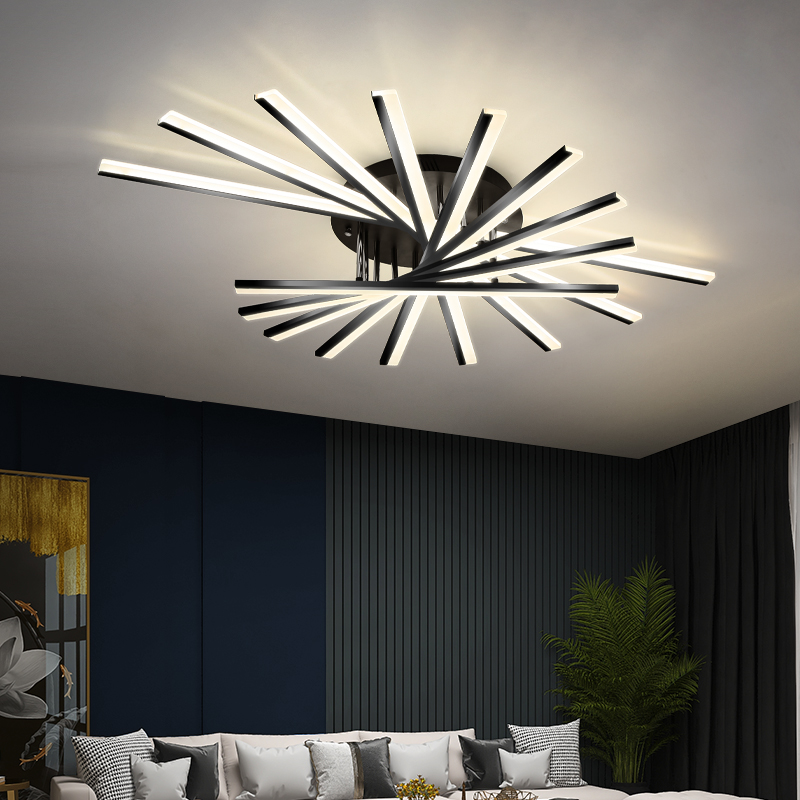 2022 new led living room top light Nordic bedroom light simple modern atmosphere home hall ceiling lamp fixtures