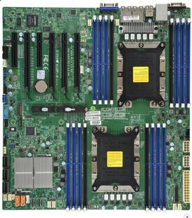 超微 Сервер SuperMicro X11DPI-N материнская плата  C621 LGA3647 двухпортовый  X722