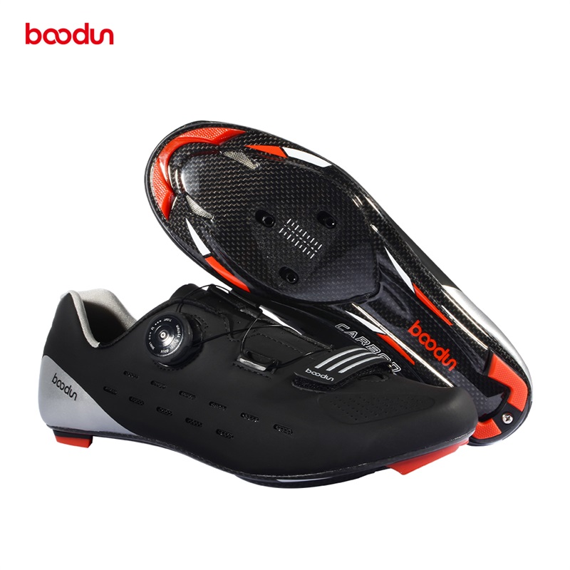 bodun card shoe carbon fiber knob professional road male bike self-bike self-lock breathable hard bottom power-assisted riding shoes