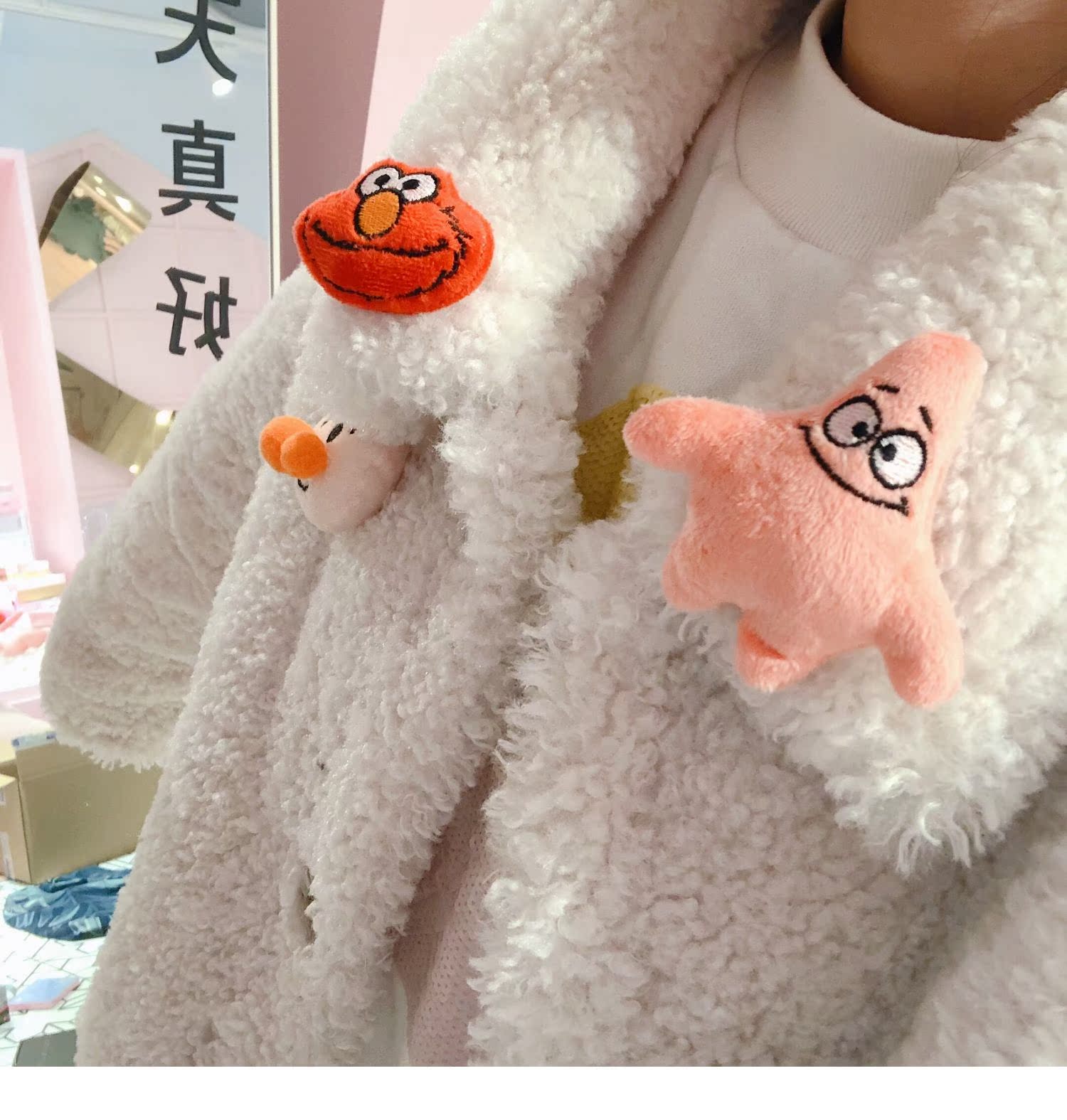Phòng chiếu trái tim tuổi teen Dễ thương cho Burst of Doll Trâm cài Túi, Giày dép, Ghim trang trí hoạt hình ba chiều - Trâm cài ghim cài áo vest nam cao cấp