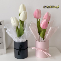 Pack Spring ~ Tulip Flower Bouquet Girls Heart Gift Birthday Girlfriend Girlfriend Small Gift Ornament