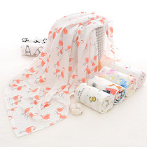 Baby Gauze Cover Blanket Pure Cotton Swaddle Summer Light Air Conditioning Blanket With Towel Bath Towels Muslin Cotton Outside Towels