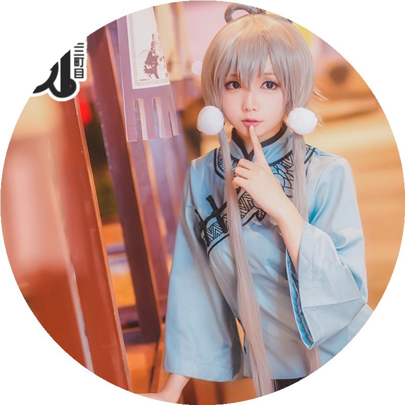 新款【三町目】洛天依芝麻糊古装cos服女cosplay服装vocaloid/v家