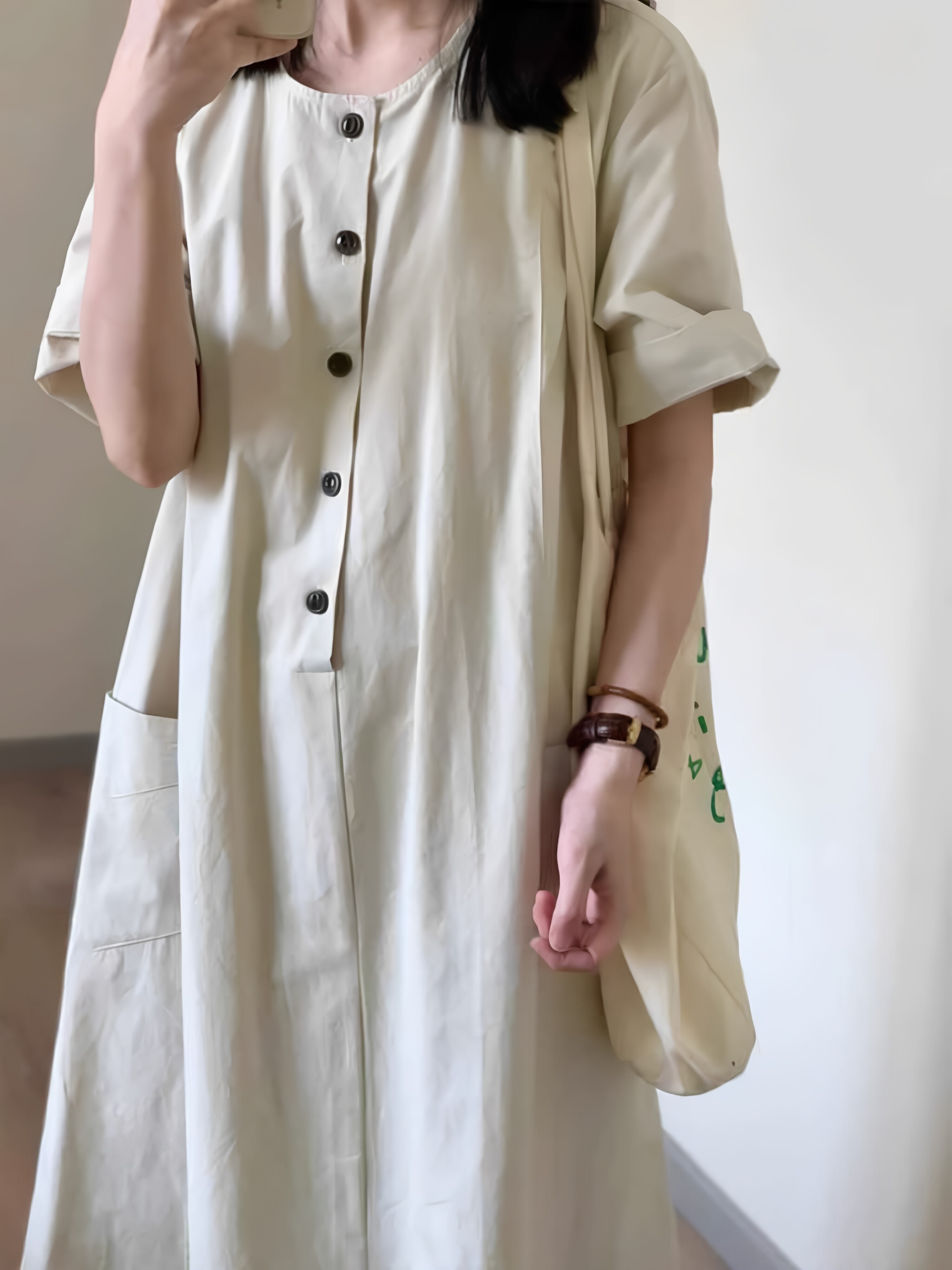 高级感孕妇装女夏季大码裙可哺乳裙子舒适透气夏装洋气孕期连衣裙 — 12